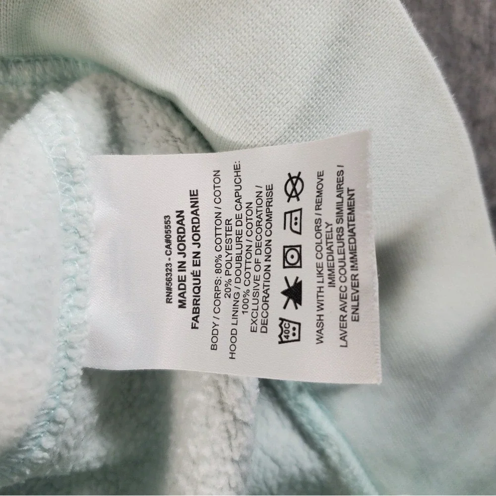 Nike Hoodie Mens Medium Mint Green Sportswear Club Fleece Pullover BV2654-394